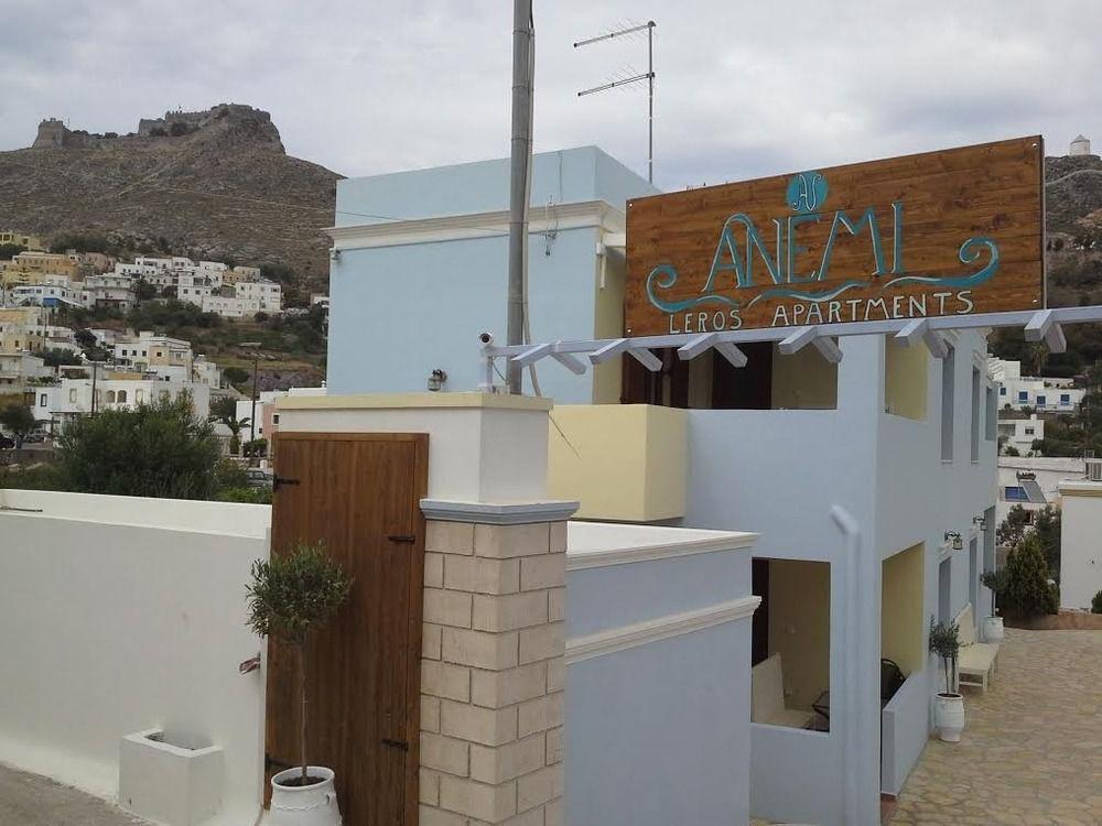 Anemi Leros Apartments Panteli ภายนอก รูปภาพ