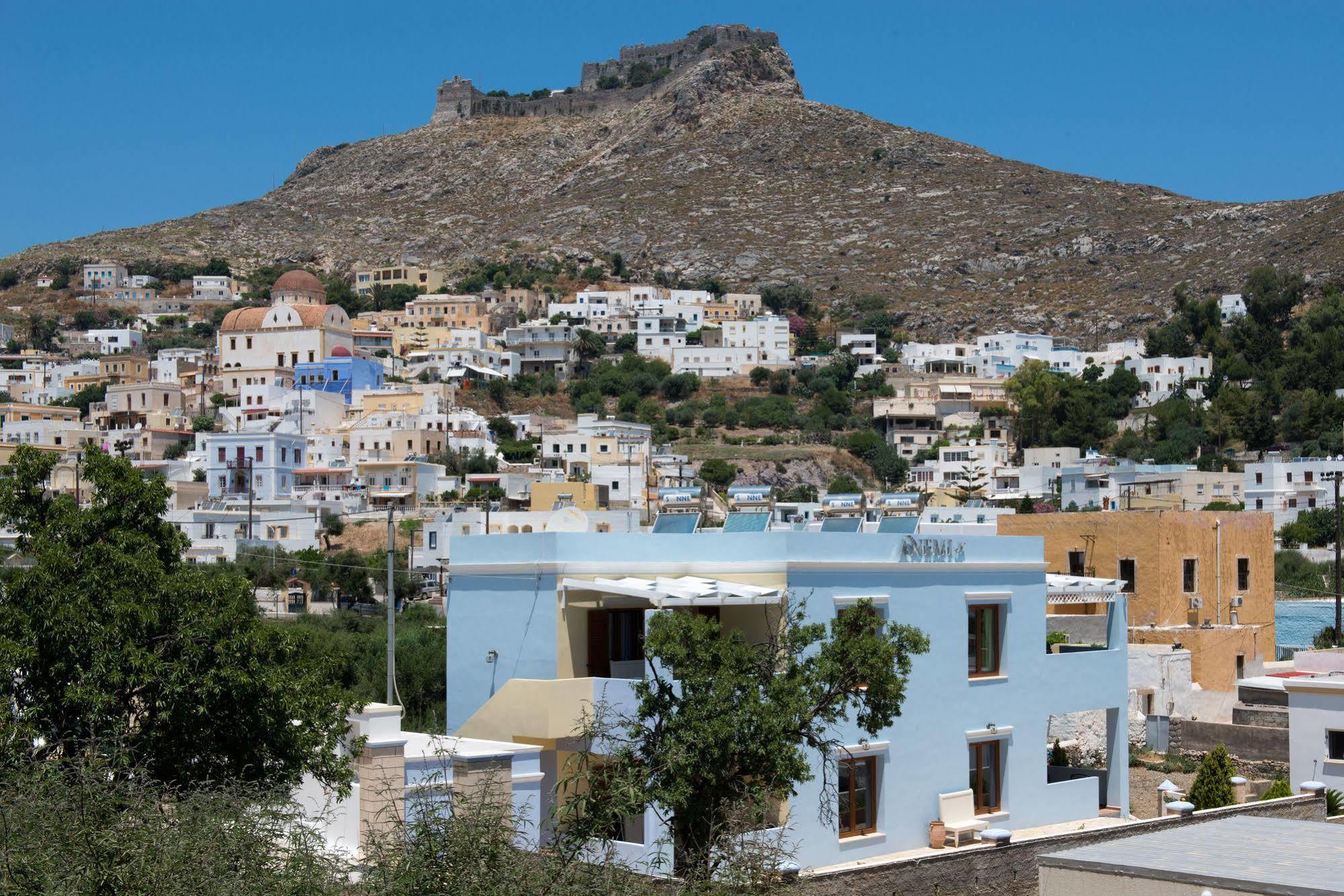 Anemi Leros Apartments Panteli ภายนอก รูปภาพ
